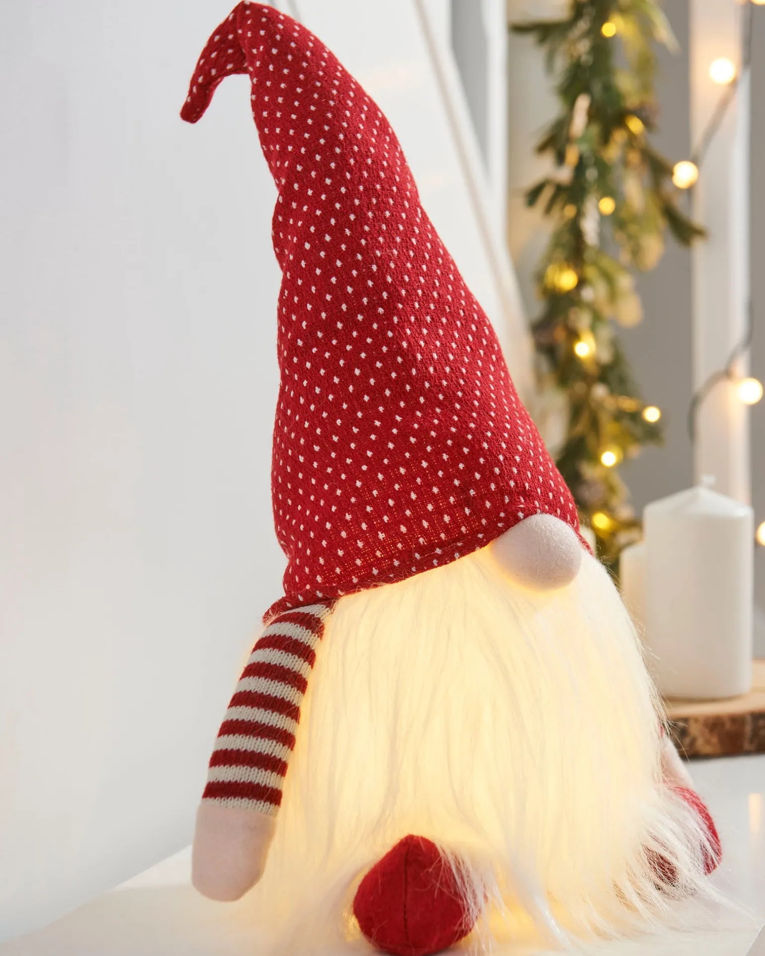 WeRChristmas Pre-Lit Sitting Gonk, 50 Cm^ Figurines|Novelty