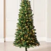 WeRChristmas Pre-Lit Slim Christmas Tree, 6 Ft^ Budget Christmas Trees|Pre Lit Christmas Trees
