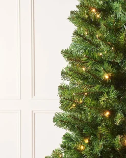 WeRChristmas Pre-Lit Slim Christmas Tree, 6 Ft^ Budget Christmas Trees|Pre Lit Christmas Trees