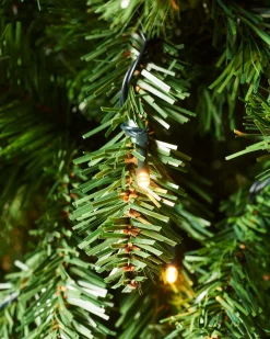 WeRChristmas Pre-Lit Slim Christmas Tree, 6 Ft^ Budget Christmas Trees|Pre Lit Christmas Trees