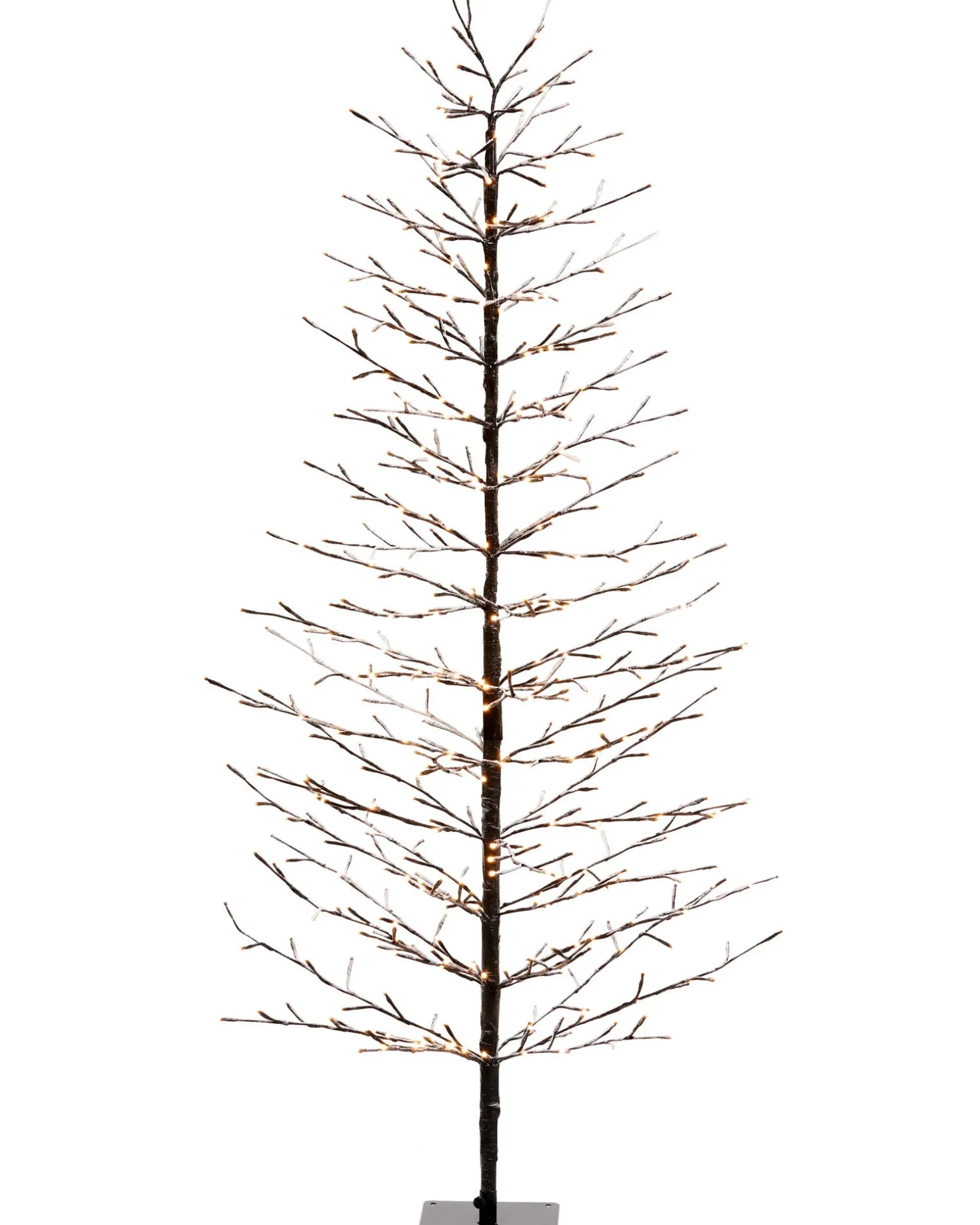 WeRChristmas Pre-Lit Snow Flocked Twig Tree, 6 Ft^ Tree Silhouettes