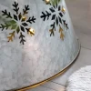 WeRChristmas Pre-Lit Snowflake Tree Collar, 55 Cm^ Skirts & Collars