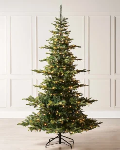 WeRChristmas Pre-Lit Sugar Pine Christmas Tree, 7 Ft^ Premium Christmas Trees|Pre Lit Christmas Trees