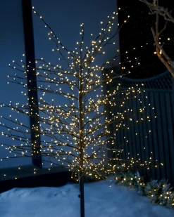 WeRChristmas Pre-Lit Twig Tree, 6 Ft^ Tree Silhouettes