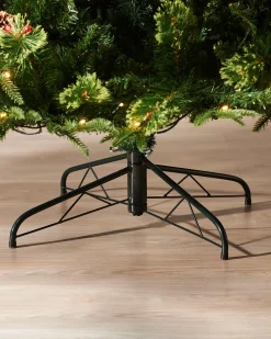 WeRChristmas Pre-Lit Victorian Mixed Tip Berries & Pinecones Christmas Tree, 7 Ft^ Pre Lit Christmas Trees