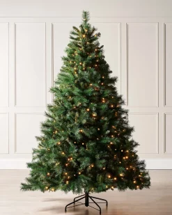 WeRChristmas Pre-Lit Victorian Pine Christmas Tree, 6 Ft^ Pre Lit Christmas Trees