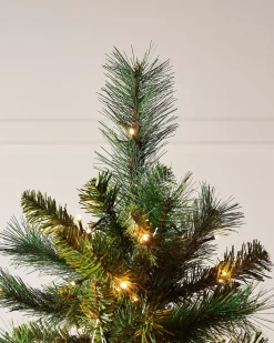 WeRChristmas Pre-Lit Victorian Pine Christmas Tree, 7 Ft^ Pre Lit Christmas Trees
