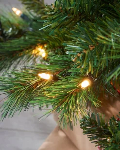 WeRChristmas Pre-Lit Victorian Pine Multi-Function Christmas Tree, 7 Ft^ Budget Christmas Trees|Pre Lit Christmas Trees