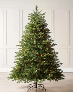 WeRChristmas Pre-Lit Windsor Fir Christmas Tree, Dual Warm White, 6 Ft^ Premium Christmas Trees|Pre Lit Christmas Trees