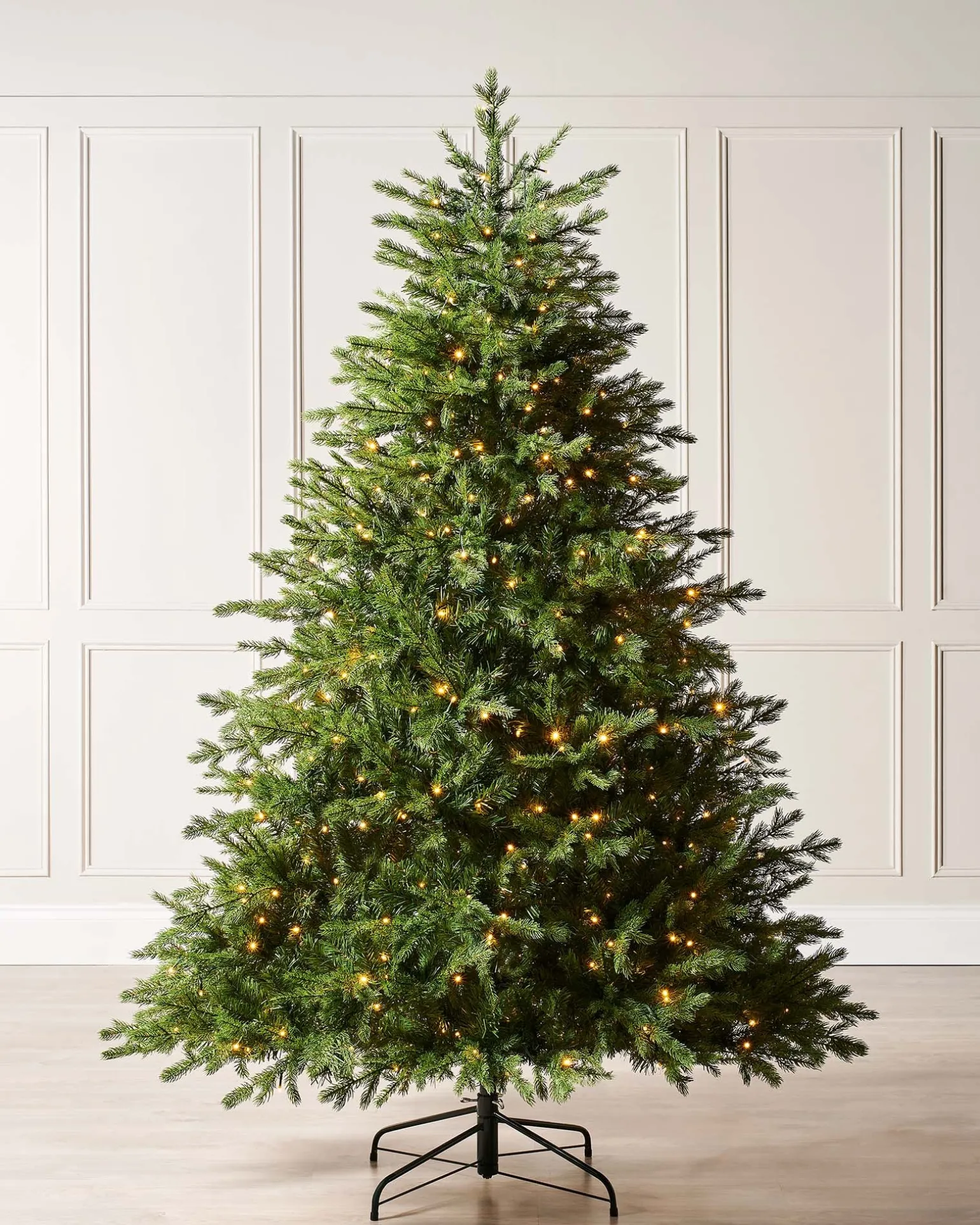 WeRChristmas Pre-Lit Windsor Fir Christmas Tree, Dual Warm White, 7 Ft^ Premium Christmas Trees|Pre Lit Christmas Trees