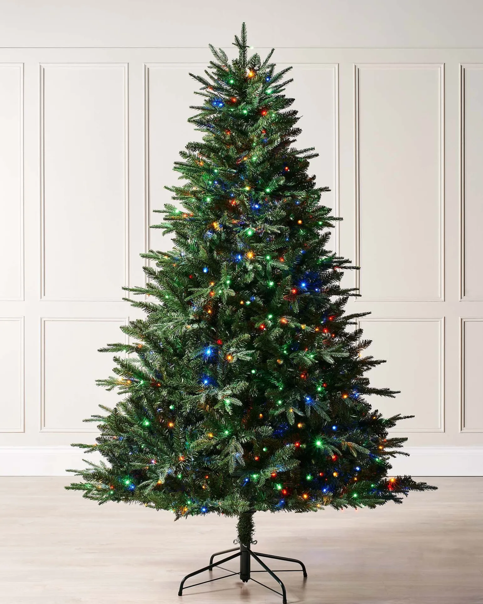 WeRChristmas Pre-Lit Windsor Fir Christmas Tree, Dual Warm White, 7 Ft^ Premium Christmas Trees|Pre Lit Christmas Trees