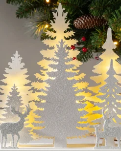 WeRChristmas Pre-Lit Winter Scene, 26 Cm^ Table Decorations