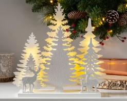 WeRChristmas Pre-Lit Winter Scene, 26 Cm^ Table Decorations