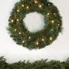 WeRChristmas Pre-Lit Wreath, 60 Cm^ Plain Wreaths|Pre Lit Wreaths