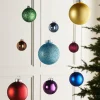 WeRChristmas Rainbow Glass Baubles, 24 Pack, 6 Cm^ Glass Baubles