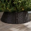 WeRChristmas Rattan Tree Collar, Dark Brown, 65 Cm^ Skirts & Collars