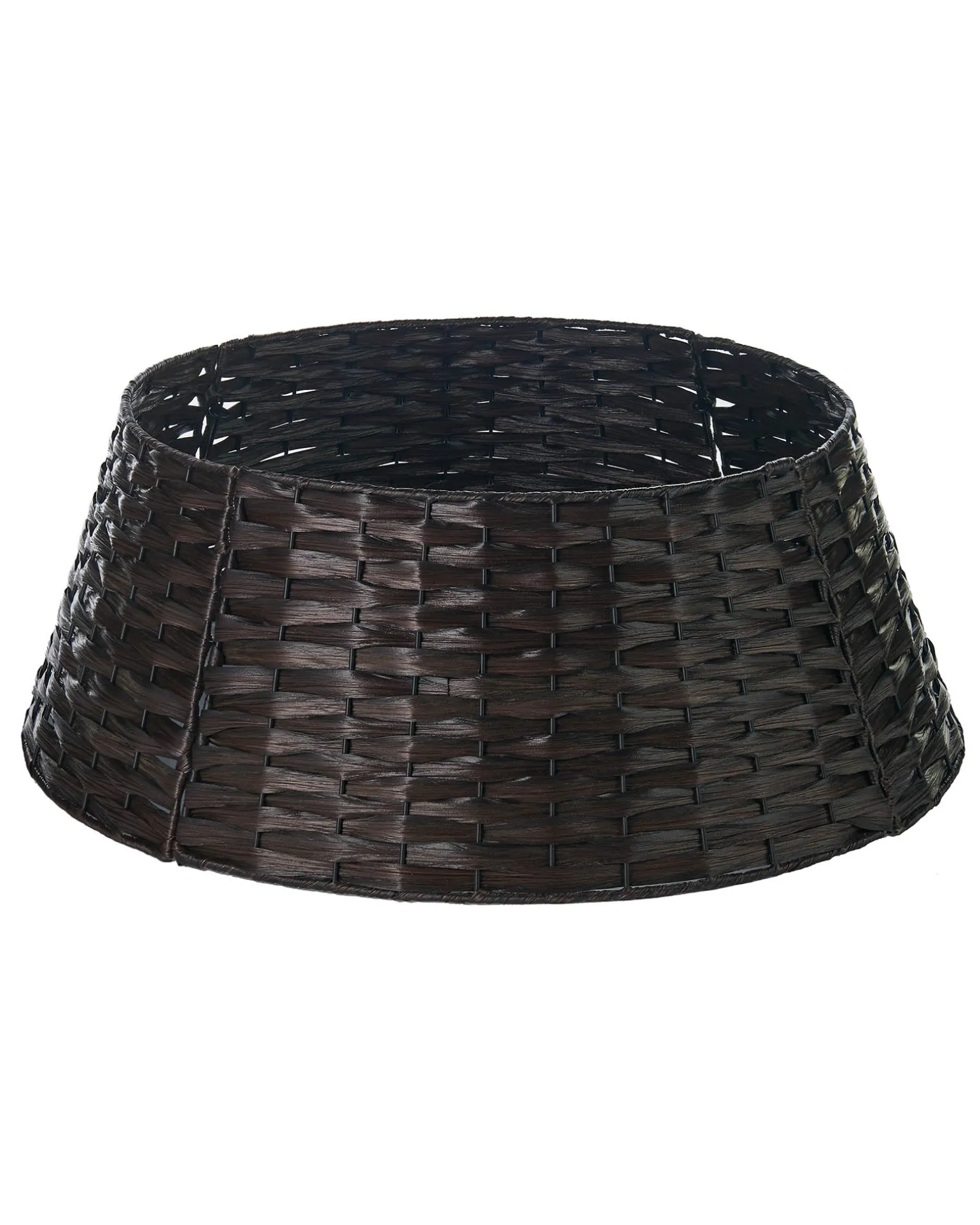 WeRChristmas Rattan Tree Collar, Dark Brown, 65 Cm^ Skirts & Collars