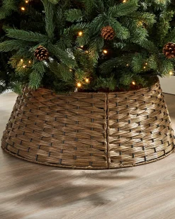 WeRChristmas Rattan Tree Collar, Light Brown, 65 Cm^ Skirts & Collars