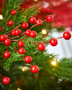 WeRChristmas Red Berry Christmas Tree Spray, 45 Cm^ Flowers & Foliage|Flowers & Foliage