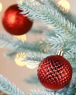 WeRChristmas Red Shatterproof Baubles, 50 Pack, 6 Cm^ Shatterproof Baubles