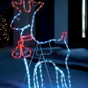 WeRChristmas Reindeer Rope Light Silhouette, 92 Cm^ Outdoor Lighted Reindeer
