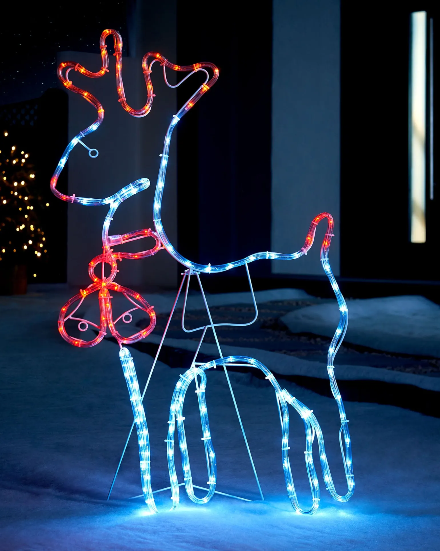 WeRChristmas Reindeer Rope Light Silhouette, 92 Cm^ Outdoor Lighted Reindeer