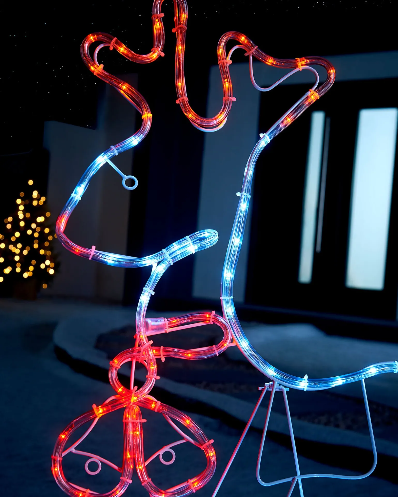 WeRChristmas Reindeer Rope Light Silhouette, 92 Cm^ Outdoor Lighted Reindeer