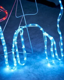 WeRChristmas Reindeer Rope Light Silhouette, 92 Cm^ Outdoor Lighted Reindeer