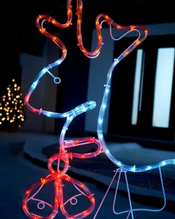 WeRChristmas Reindeer Rope Light Silhouette, 92 Cm^ Outdoor Lighted Reindeer