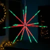 WeRChristmas RGB LED Hanging Starburst Decoration, 56 Cm^ Festive Star, Snowflake & Sign Lights