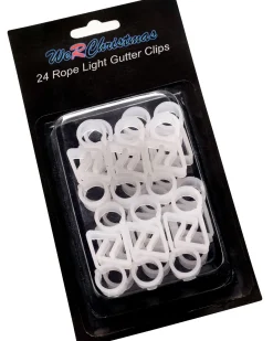 WeRChristmas Rope Light Gutter Hooks, Pack Of 24^ Accessories