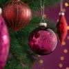 WeRChristmas Ruby Glass Baubles, 20 Pack^ Glass Baubles