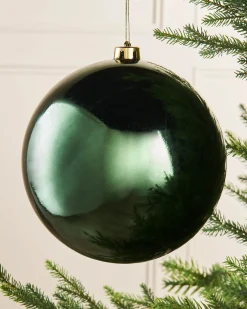 WeRChristmas Sage Green Large Gloss Shatterproof Bauble, 20 Cm^ Oversized Baubles|Shatterproof Baubles