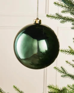 WeRChristmas Sage Green Large Gloss Shatterproof Bauble, 15 Cm^ Oversized Baubles|Shatterproof Baubles
