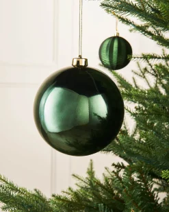 WeRChristmas Sage Green Large Gloss Shatterproof Bauble, 15 Cm^ Oversized Baubles|Shatterproof Baubles