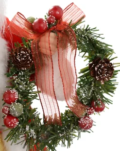 WeRChristmas Santa Christmas Tree Topper, Red/Gold, 40 Cm^ Tree Toppers