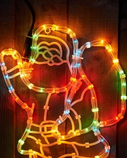 WeRChristmas Santa Rope Light Silhouette, 41 Cm^ Christmas Characters