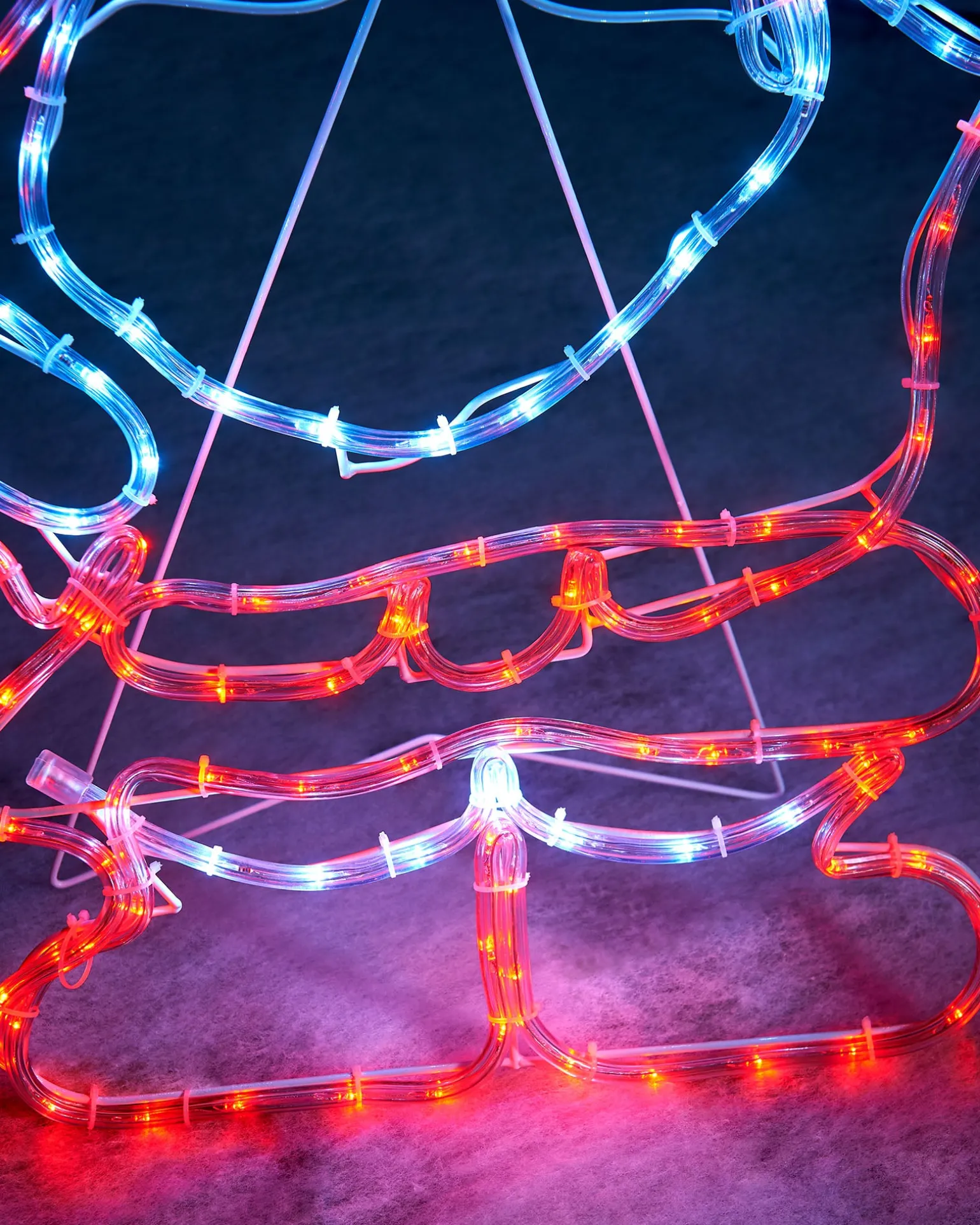 WeRChristmas Santa Rope Light Silhouette, 59 Cm^ Christmas Characters