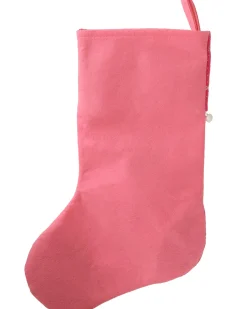 WeRChristmas Santa Stocking, Pink/Purple, 48 Cm^ Novelty