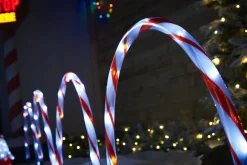 WeRChristmas Set Of 4 Candy Cane Arch Pathway Stake Lights, 50 Cm^ Pathway Lights