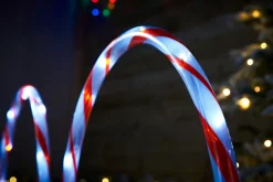 WeRChristmas Set Of 4 Candy Cane Arch Pathway Stake Lights, 50 Cm^ Pathway Lights