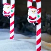 WeRChristmas Set Of 3 Candy Cane Pathway Stake Lights, 60 Cm^ Pathway Lights