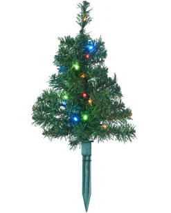 WeRChristmas Set Of 6 Christmas Tree Pathway Stake Lights, 33 Cm^ Pathway Lights