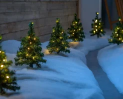 WeRChristmas Set Of 6 Christmas Tree Pathway Stake Lights, 30 Cm^ Pathway Lights