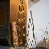 WeRChristmas Set Of 2 Geometric Christmas Tree Cones, 60 Cm^ Table Decorations