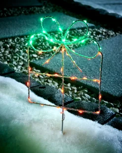 WeRChristmas Set Of 3 Giftbox Pathway Stake Lights, 40 Cm^ Pathway Lights