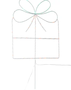 WeRChristmas Set Of 3 Giftbox Pathway Stake Lights, 40 Cm^ Pathway Lights