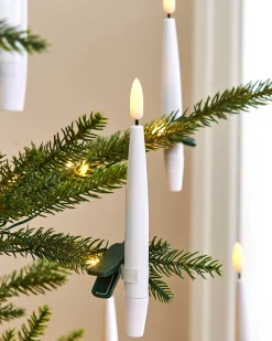 WeRChristmas Set Of 12 LED Clip On Candles, 15 Cm^ Fairy Lights|Tree Lights