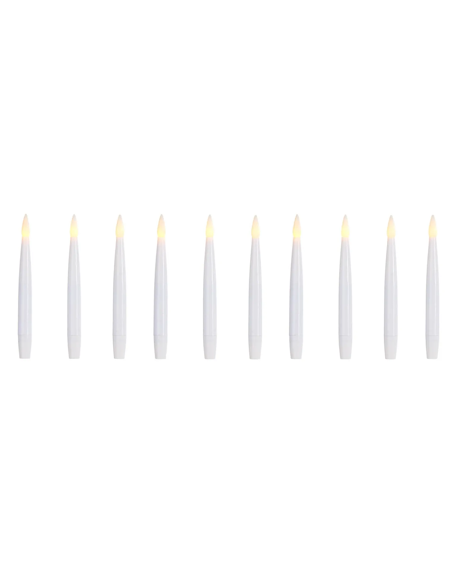WeRChristmas Set Of 10 LED Hanging Candles, 15 Cm^ Fairy Lights|Tree Lights