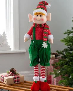 WeRChristmas Set Of 2 Standing Elf Figurines, 60 Cm^ Novelty|Figurines